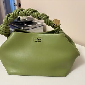 GANNI Bou Green Handbag